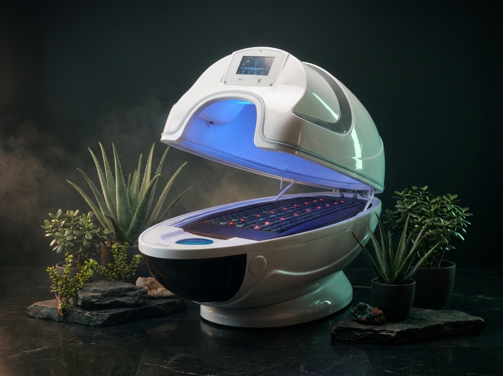 Full-body detox renewal with far infrared dome